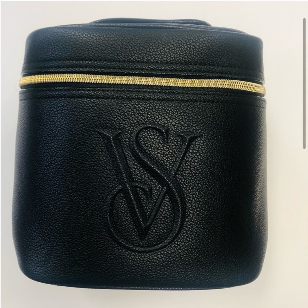 NWT VS Black Cosmetic Case - Picture 4 of 8